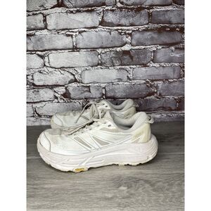 Hoka One Vibram Mafate Speed 2 White Synthetic Running Shoes Women 38EU/6.5M US